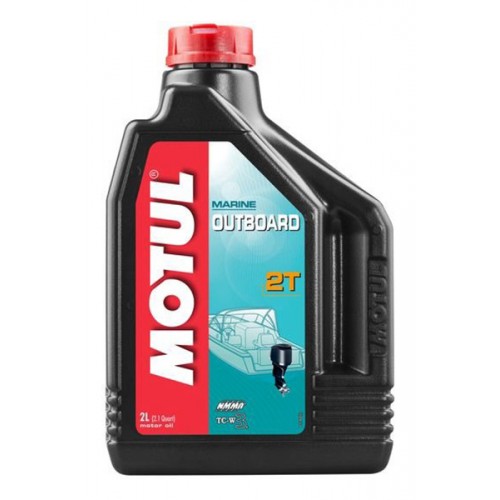 Масло моторное минеральное для 2Т лодочных моторов Motul Outboard, 2л