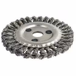 Кордщетка радиальная витая 150*22,2мм ПРАКТИКА