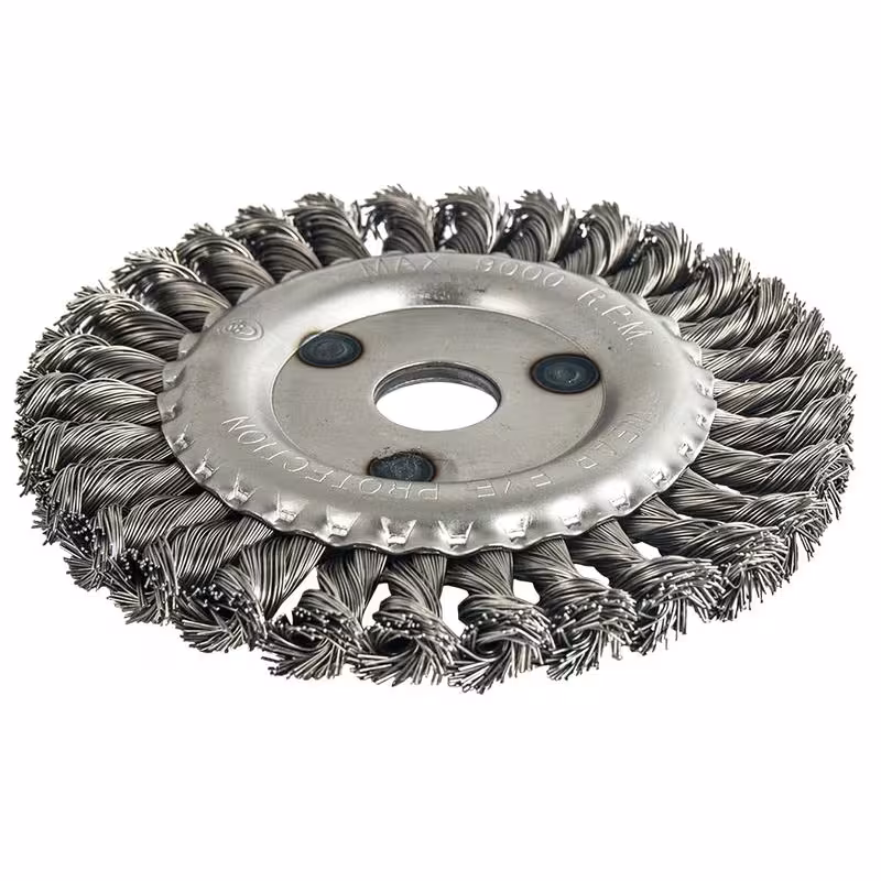 Кордщетка радиальная витая 150*22,2мм ПРАКТИКА