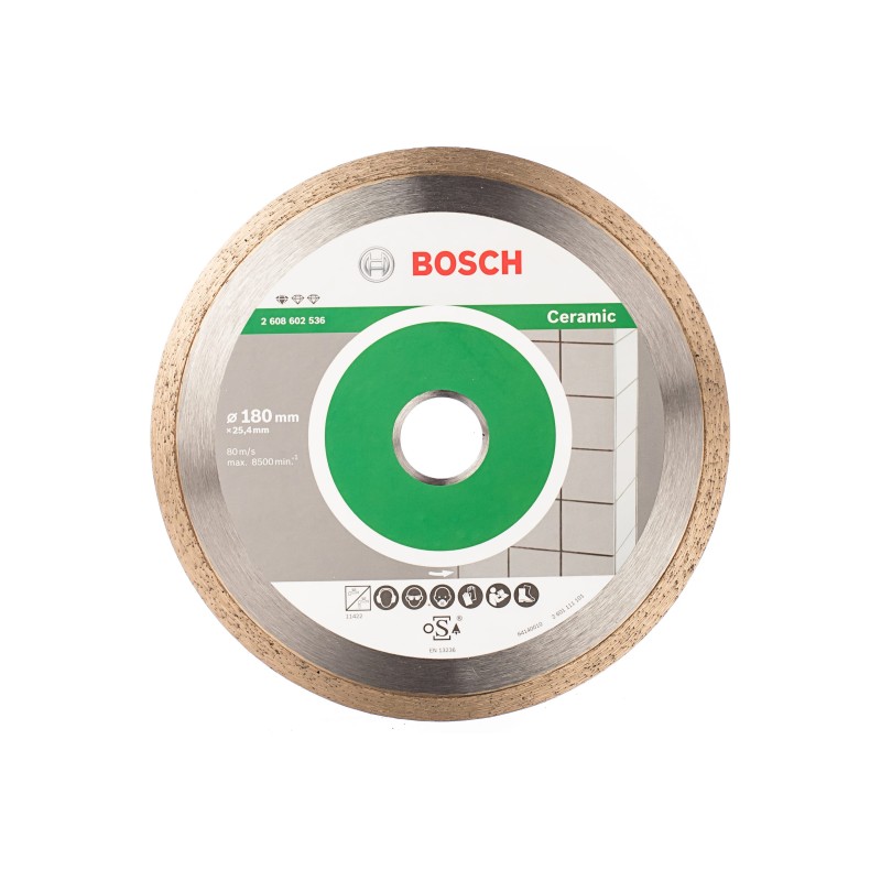 Диск алмазный несегментный BOSCH 2608602536, 180х25,4 мм