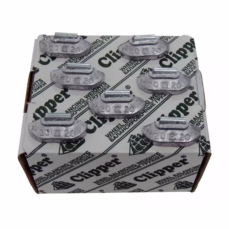 Грузики балансировочные для стальных дисков Clipper 20 г (100 шт.)