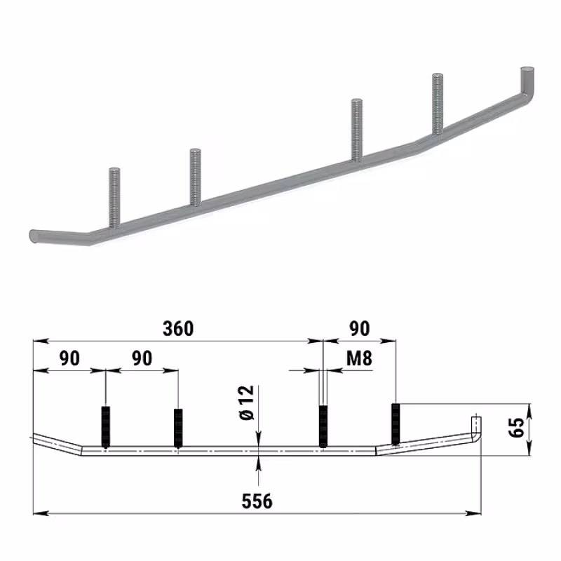 Конек лыжи на снегоход Yamaha VK540 100304Т