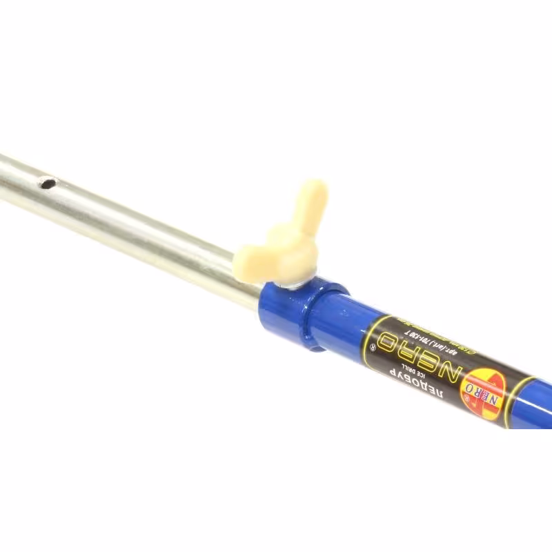 Ледобур ручной Волжанка Nero Mini 130Т, синий