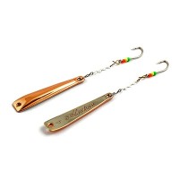 Блесна зимняя  с цепочкой  Аляска-NW 60мм., 7гр., латунь