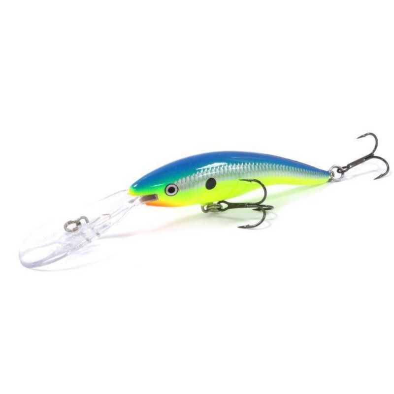 Воблер плавающий Rapala Tail Dancer Deep TDD09-PRT, 90 мм, 13 г, цвет PRT