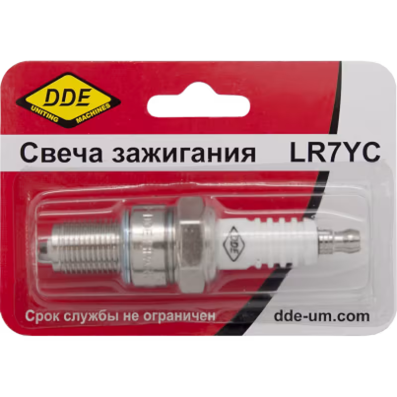 Свеча зажигания DDE LR7YC (аналог NGK BPR7ES)