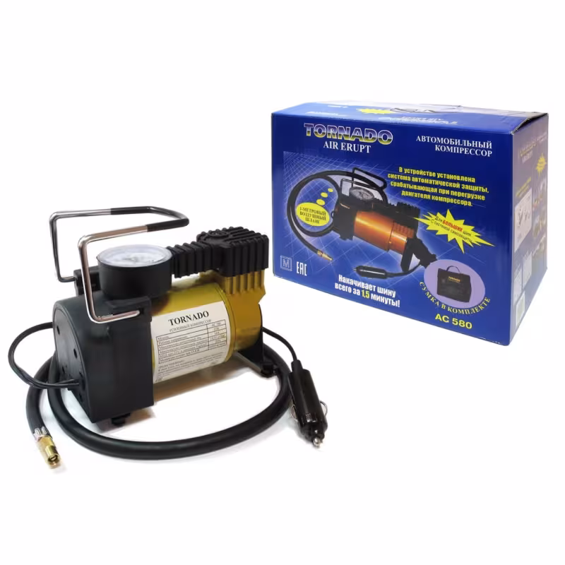 Компрессор автомобильный Tornado АС 580 
