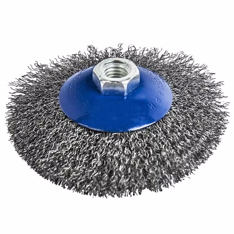 Кордщетка для УШМ радиальная мягкая 125мм*М14 Практика