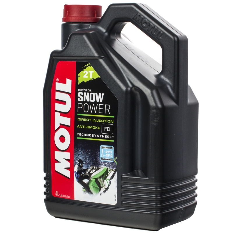 Масло моторное полусинтетическое для 2Т снегоходов Motul Snowpower, 4л