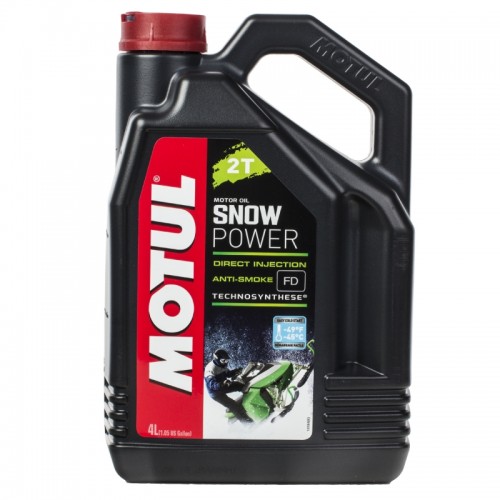 Масло моторное полусинтетическое для 2Т снегоходов Motul Snowpower, 4л
