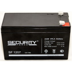 Аккумулятор General Security SF1207 (TB7-12), 7Ah, 12V