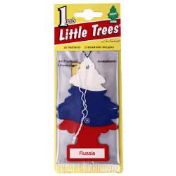 Освежитель воздуха Ёлочка Российский флаг, ваниль