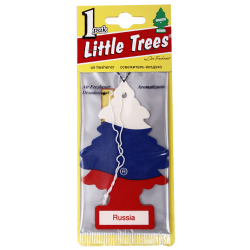 Освежитель воздуха Ёлочка Российский флаг, ваниль