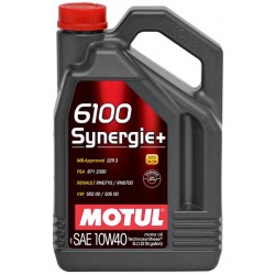 Масло моторное полусинтетическое Motul 6100 Synergie+ 10W40, 4л