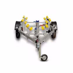 Прицеп лодочный одноосный Трейлер 82944С Дельфин 5.5 Оптима, ролики