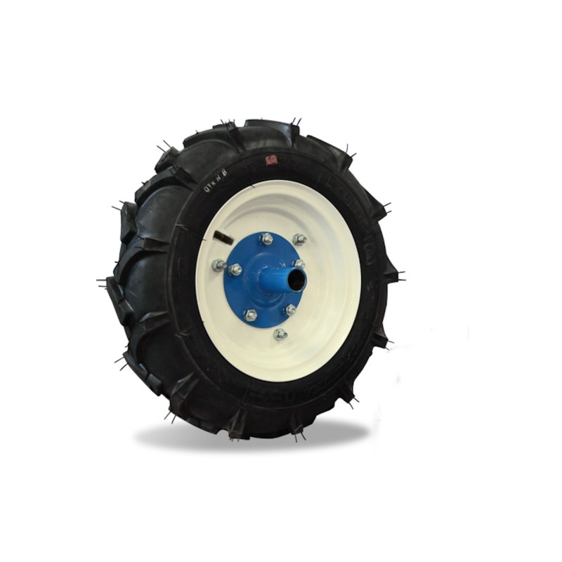 Пневмоколесо правое транспортировочное в сборе Нева, 4.00x10, для МБ-2 и МБ-23 (1 шт.)