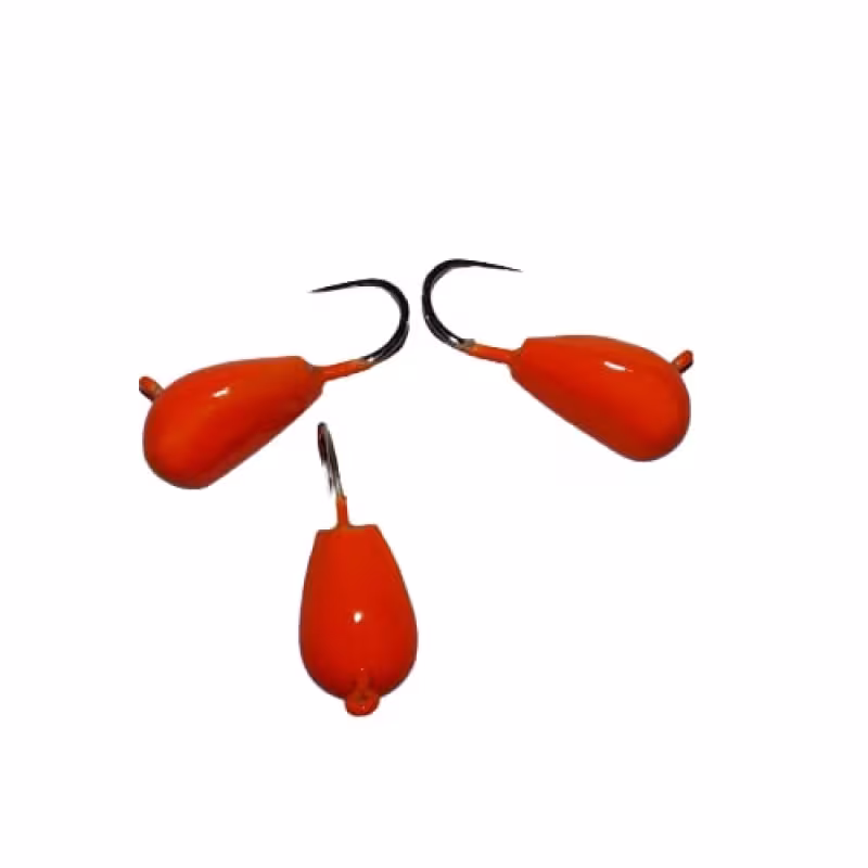 Мормышка с ушком Головастик (5гр.) оранжевая