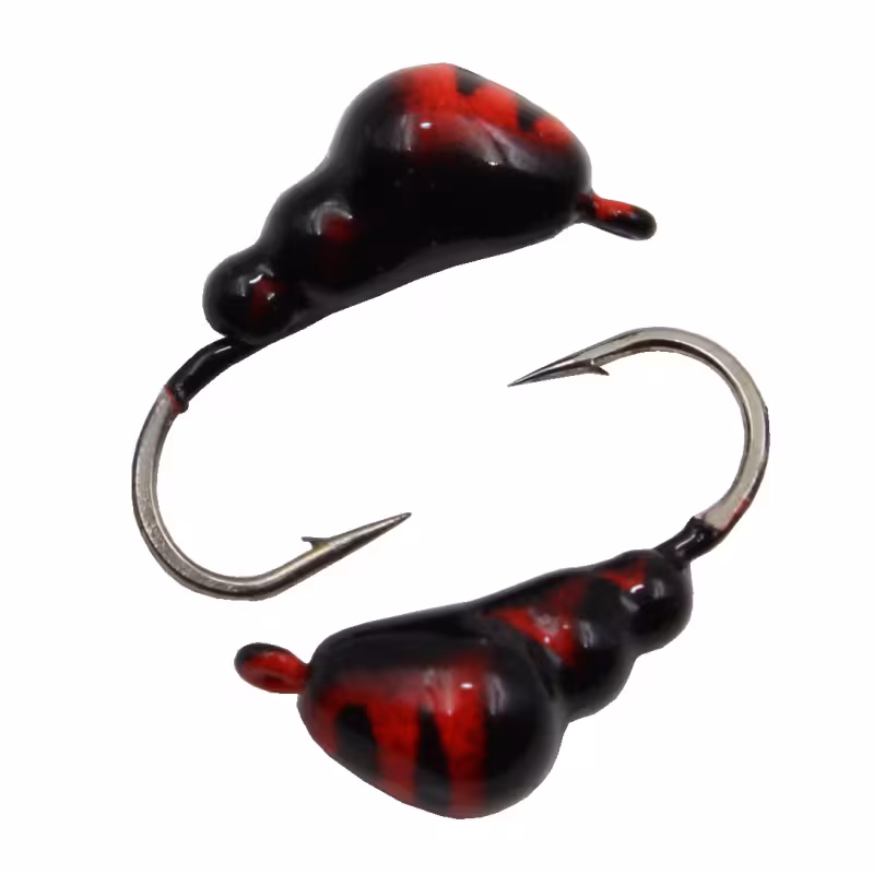 Мормышка с ушком Муравей (6гр.)черно-красная