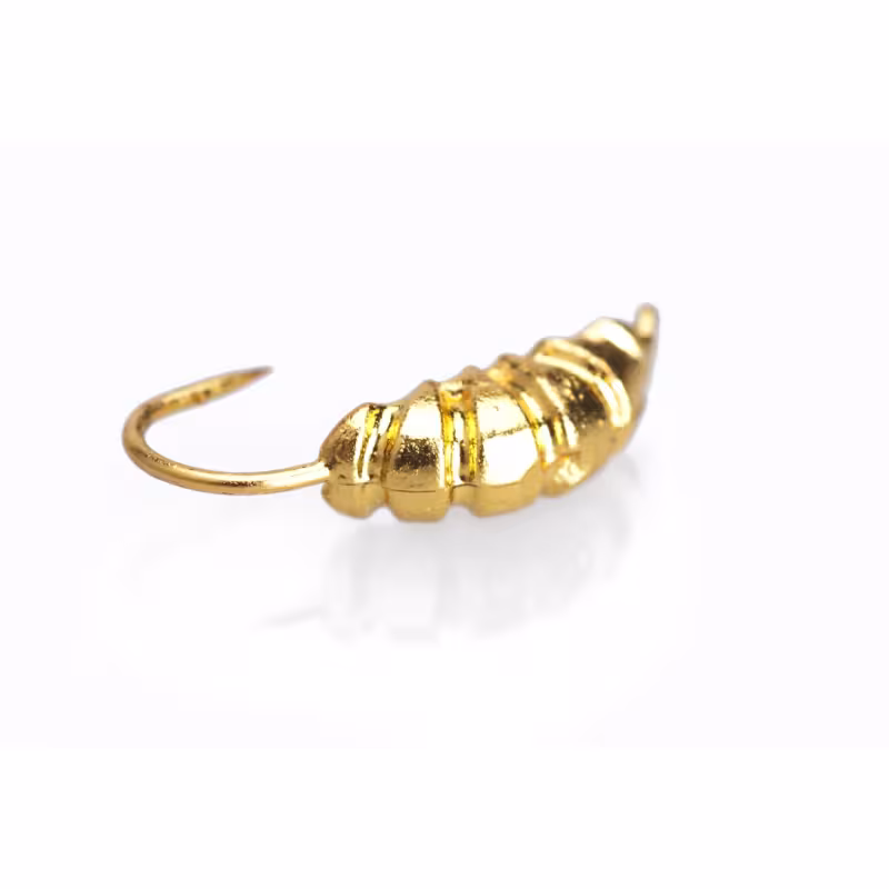 Мормышка с ушком Опарыш (4гр.) золото