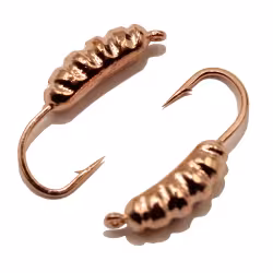 Мормышка с ушком Опарыш (4гр.) гальваника медью