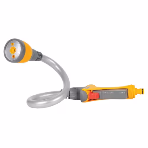 Пистолет поливочный на гибком шланге Hozelock Flexi Spray Plus, 4 режима