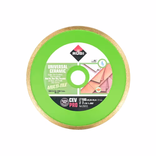 Диск алмазный несегментный Rubi BL-C 180 25912, 180x22,2 мм