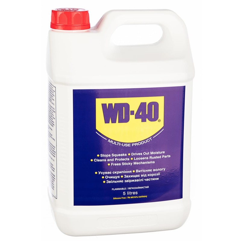 Жидкий ключ WD-40, 5 л + распылитель, 500 мл