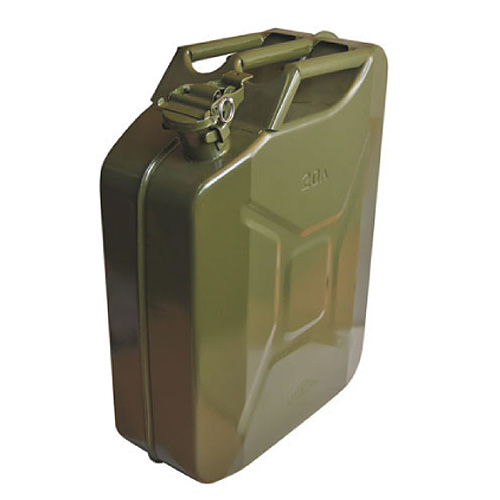 Канистра стальная для топлива Автостоп, зеленый, 20 л