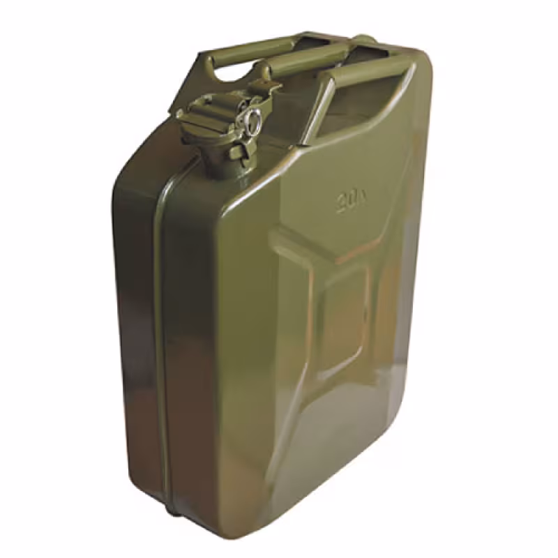 Канистра стальная для топлива Автостоп, зеленый, 20 л