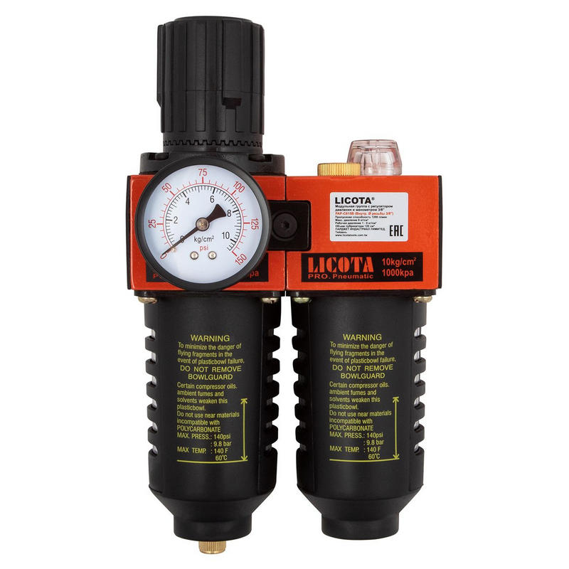 Модульная группа с регулировкой давления и манометром Licota PAP-C615B