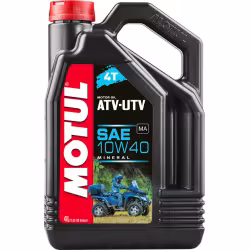 Масло моторное минеральное для 4Т двигателей Motul ATV-UTV 10W40, 4л