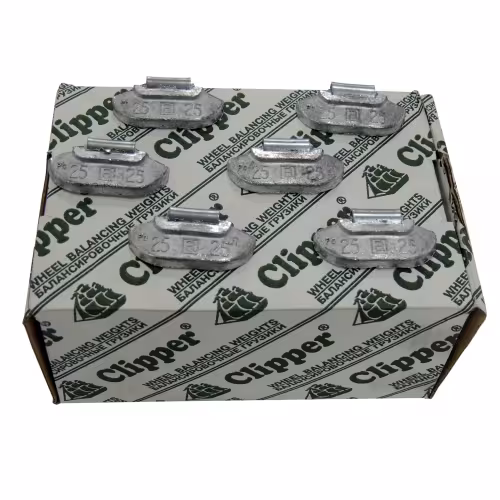 Грузики балансировочные для стальных дисков Clipper 25 г (100 шт.)