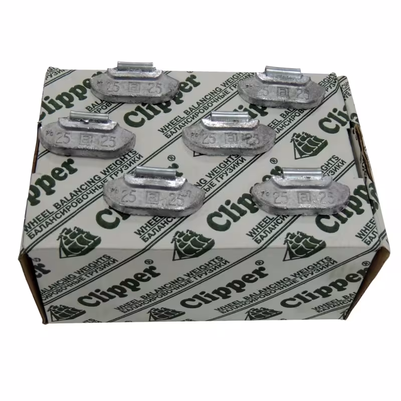 Грузики балансировочные для стальных дисков Clipper 25 г (100 шт.)