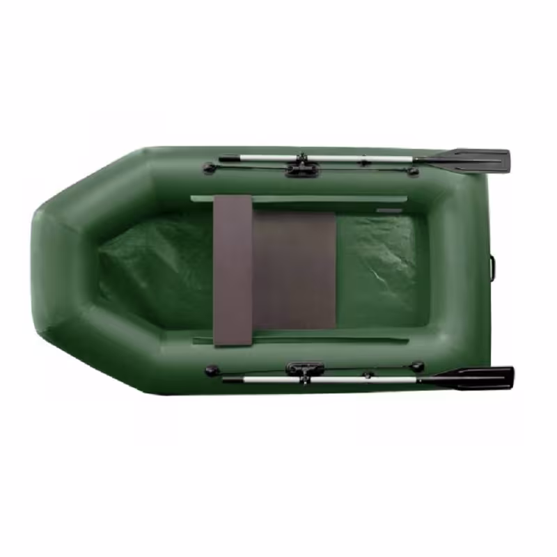 Надувная лодка ПВХ Flinc Феникс 250, пайол фанерный, зеленый