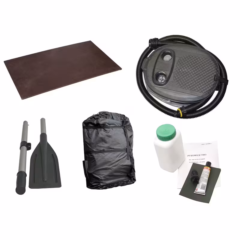 Надувная лодка ПВХ Flinc Феникс 250, пайол фанерный, зеленый