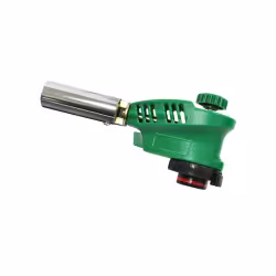 Насадка на газовый баллон c пьезоподжигом ЗЕЛЕНАЯ (AT35998)