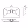 Уключина Badger DJ602G