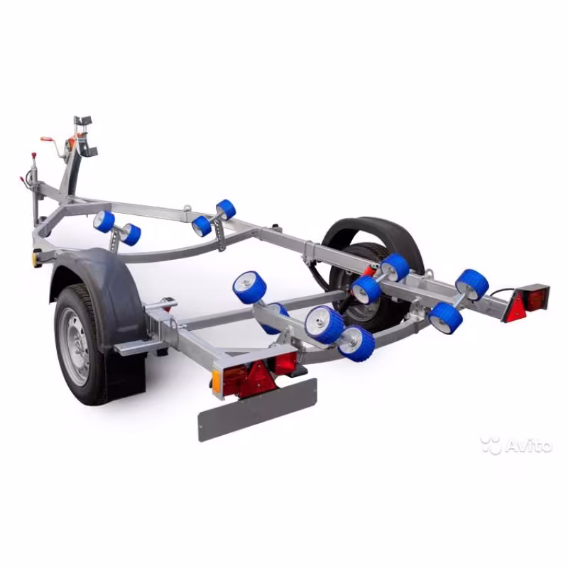 Прицеп лодочный одноосный МЗСА 81771D 103-05, ролики