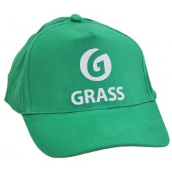 Кепка-бейсболка Grass, хлопок, зеленый