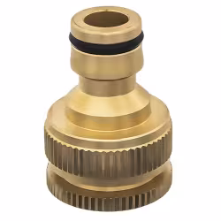 Штуцер для шланга Quattro Elementi, внутренняя резьба 1/2" и 3/4" - БРС папа