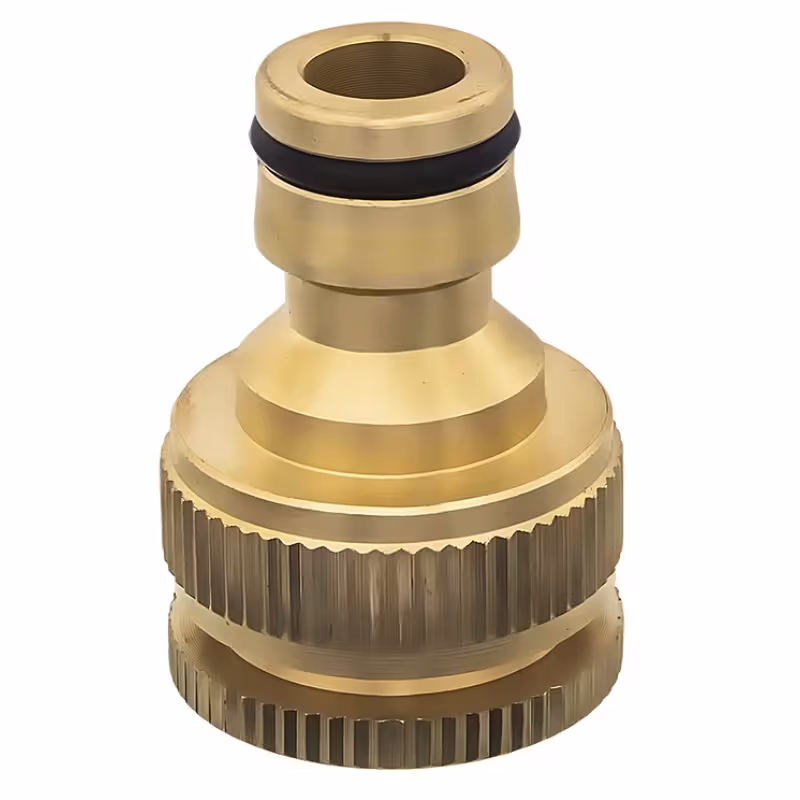 Штуцер для шланга Quattro Elementi, внутренняя резьба 1/2" и 3/4" - БРС папа