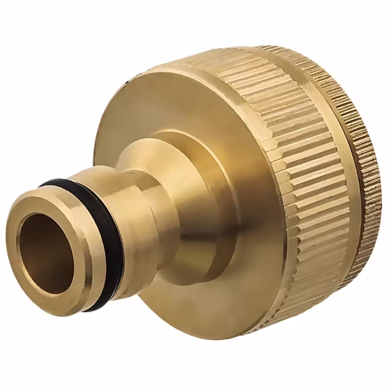 Штуцер для шланга Quattro Elementi, внутренняя резьба 3/4" и 1" - БРС папа