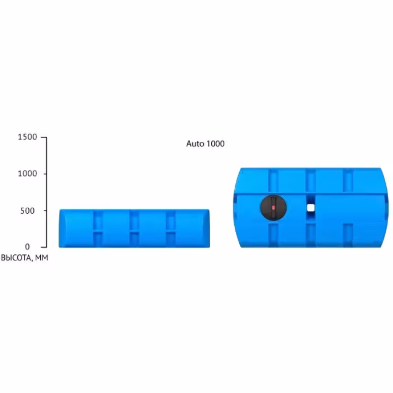 Бак ЭкоПром Auto-1000, 1000 л