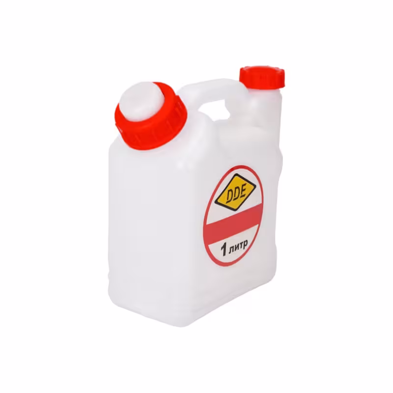 Канистра пластиковая для топлива DDE 247-002, белый, 1 л
