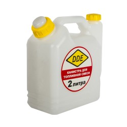 Канистра пластиковая для топлива DDE 247-019, белый, 2 л