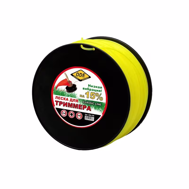Корд триммерный DDE Classic Line, круглый 2.4мм*259м