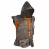 Жилет спасательный Huntsman Shark, размер 58-64, до 120 кг, оранжевый/хаки, ГОСТ Р58108-2019, подходит для ГИМС