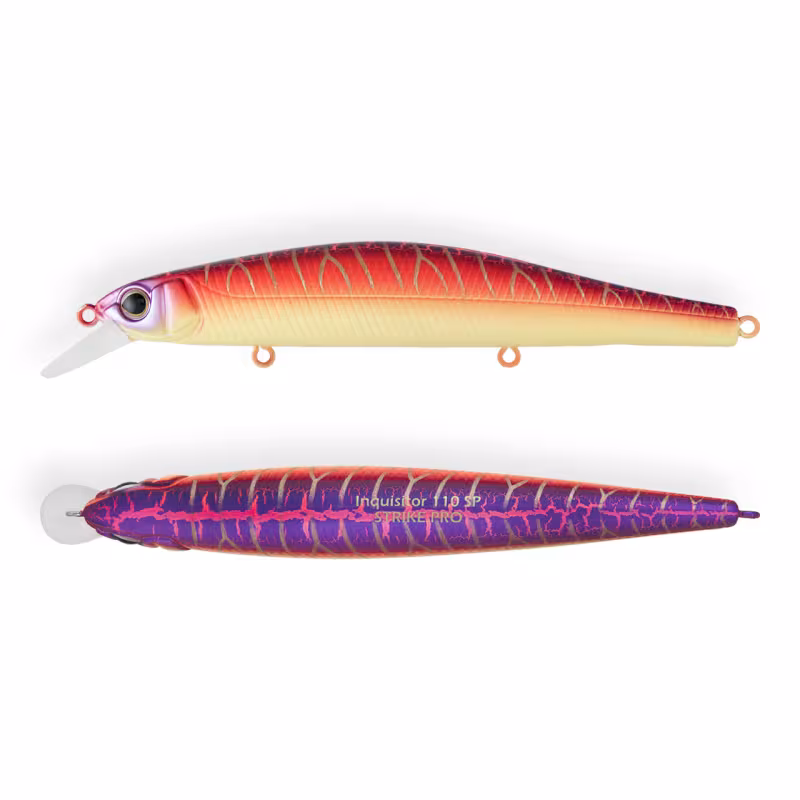 Воблер суспендер (нейтральный) Strike Pro Inquisitor 110SP, 110 мм, 16,2 г, цвет A222S-RP