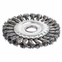 Кордщетка для УШМ радиальная витая 125*22,2мм Практика