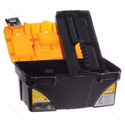 Ящик пластиковый 410*215*197мм "Титан 16" 2 секции, 